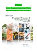 TEST BANK for Nutrition Therapy and Pathophysiology 4th Edition by Marcia Nelms and Kathryn P&period; Sucher&period; All Chapters 1-25&NewLine;