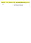 FI 302 Test 1 Whaley ACTUAL UPDATED QUESTIONS AND CORRECT ANSWERS