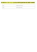 FIN 2000 Test 1 &lpar;Ch 1-3&comma; 11&comma; 12&rpar; ACTUAL UPDATED QUESTIONS AND CORRECT ANSWERS 