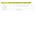FIN 304 Exam 1 ACTUAL UPDATED QUESTIONS AND CORRECT ANSWERS