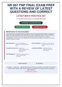 NR 667 FNP Final Exam Prep&colon; 151 Latest Questions with Detailed Rationales & Comprehensive Review &lpar;2026 Update&rpar;