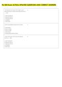Fin 304 Exam ACTUAL UPDATED QUESTIONS AND CORRECT ANSWERS 