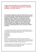 ACRP CCRC EXAM 300 ACTUAL QUESTIONS AND &NewLine;CORRECT ANSWERS WITH RATIONALE ALREADY &NewLine;GRADED A&plus; LATEST UPDATE