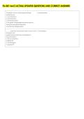 Fin 481 test 2 ACTUAL UPDATED QUESTIONS AND CORRECT ANSWERS 
