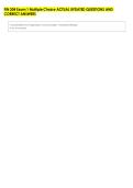 FIN 304 Exam 1 Multiple Choice ACTUAL UPDATED QUESTIONS AND &NewLine;CORRECT ANSWERS 