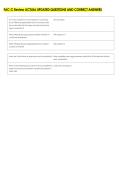 FAC-C Review ACTUAL UPDATED QUESTIONS AND CORRECT ANSWERS 