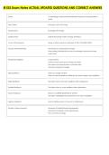 IB ESS Exam Notes ACTUAL UPDATED QUESTIONS AND CORRECT ANSWERS 