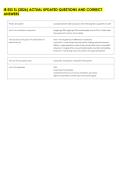IB ESS SL &lpar;2026&rpar; ACTUAL UPDATED QUESTIONS AND CORRECT &NewLine;ANSWERS 