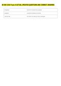 IB ESS 2026 Topic 8 ACTUAL UPDATED QUESTIONS AND CORRECT ANSWERS 