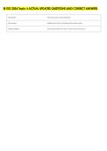 IB ESS 2026 Topic 6 ACTUAL UPDATED QUESTIONS AND CORRECT ANSWERS 