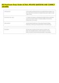 ESS Final Exam Study Guide ACTUAL UPDATED QUESTIONS AND CORRECT &NewLine;ANSWERS