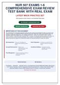 NUR 507 Exam 1-6 Comprehensive Review &vert; 185 Q&A with Rationales &vert; St&period; Thomas University &vert; Advanced Family Nurse Practitioner 1&colon; Children and Families