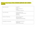 ESS Exam Study Guide ACTUAL UPDATED QUESTIONS AND CORRECT &NewLine;ANSWERS 