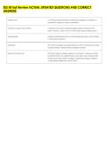 ESS IB Test Review ACTUAL UPDATED QUESTIONS AND CORRECT &NewLine;ANSWERS 
