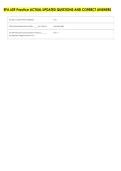 EPA 609 Practice ACTUAL UPDATED QUESTIONS AND CORRECT ANSWERS