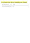 EPA 609 ACTUAL UPDATED QUESTIONS AND CORRECT ANSWERS 