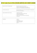 ENT 101 Corbin Church ACTUAL UPDATED QUESTIONS AND CORRECT ANSWERS 
