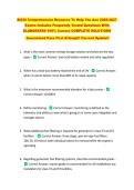 BICSI Comprehensive Resource To Help You Ace 2026-2027 &NewLine;Exams Includes Frequently Tested Questions With &NewLine;ELABORATED 100&percnt; Correct COMPLETE SOLUTIONS &NewLine;Guaranteed Pass First Attempt&excl;&excl; Current Update&excl;&excl;