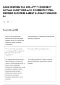 GACE HISTORY 534 EXAM WITH CORRECT ACTUAL QUESTIONS AND CORRECTLY WELL DEFINED ANSWERS LATEST ALREADY GRADED A&plus;