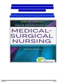 Davis Advantage for Medical-Surgical Nursing&comma; 2nd Edition by Janice J&period; Hoffman & Nancy J&period; Sullivan &vert; Exam-Ready Test Bank&colon; Curated Questions&comma; Answers & Rationales&semi; Nursing Success Guide