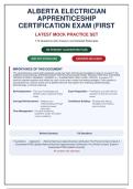 Alberta Electrician Apprenticeship Exam &lpar;First Period&rpar; - 170 Practice Questions & Verified Expert Answers &vert; Guaranteed Pass