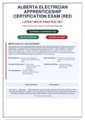 Alberta Electrician Apprenticeship Certification &lpar;Red Seal&rpar; Exam 2026&sol;2027&colon; 189 Complete Practice Questions with Verified Solutions & Rationales