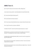 NIMS Test -1 Questions and Answers