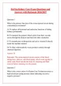 DaVita Kidney Care Exam Questions and Answers with Rationale 2026&sol;2027