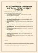 ASA 105 Coastal Navigation Practice Exam QUESTIONS AND VERIFIED ANSWERS WITH RATIONALES JUST RELEASED&period;p