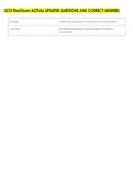 D312 Final Exam ACTUAL UPDATED QUESTIONS AND CORRECT ANSWERS 