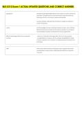 BUS-D312 Exam 1 ACTUAL UPDATED QUESTIONS AND CORRECT ANSWERS 