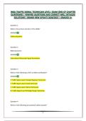 IMSA TRAFFIC SIGNAL TECHNICIAN LEVEL I EXAM &vert; VERIFIED QUESTIONS AND CORRECT WELL DETAILED SOLUTIONS &vert; BRAND NEW UPDATE 2026&sol;2027 &vert; GRADED A&plus;