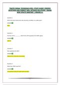 TRAFFIC SIGNAL TECHNICIAN LEVEL I EXAM STUDY GUIDE &vert; VERIFIED QUESTIONS AND CORRECT WELL DETAILED SOLUTIONS &vert; BRAND NEW UPDATE 2026&sol;2027 &vert; GRADED A&plus;