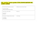 D196 - OA Prep - Practice questions ACTUAL UPDATED QUESTIONS AND &NewLine;CORRECT ANSWERS 