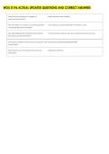 WGU D196 ACTUAL UPDATED QUESTIONS AND CORRECT ANSWERS 