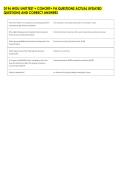 D196 WGU UNIT TEST &plus; COHORT&plus; PA QUESTIONS ACTUAL UPDATED &NewLine;QUESTIONS AND CORRECT ANSWERS 