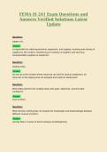 FEMA IS 241&period;C Decision Making AND Problem Solving EXAM Questions and Answers