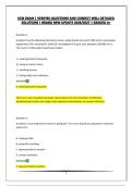 OCN EXAM &vert; VERIFIED QUESTIONS AND CORRECT WELL DETAILED SOLUTIONS &vert; BRAND NEW UPDATE 2026&sol;2027 &vert; GRADED A&plus;