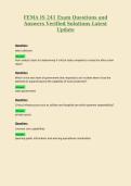 FEMA IS 241&period;C Decision Making AND Problem Solving Practice EXAM Questions and Answers 