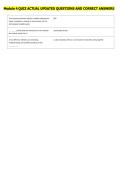 Module 4 QUIZ ACTUAL UPDATED QUESTIONS AND CORRECT ANSWERS 