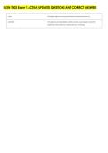 BUSN 1003 Exam 1 ACTUAL UPDATED QUESTIONS AND CORRECT ANSWERS 