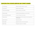 COMP1003 ACTUAL UPDATED QUESTIONS AND CORRECT ANSWERS