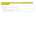 CGS 1060 FINAL EXAM STUDY GUIDE 1 ACTUAL UPDATED QUESTIONS AND &NewLine;CORRECT ANSWERS 