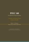 PSYC 140 COMPLETE EXAM BUNDLE 2026&sol;2027 &vert; Modules 1-8 & Final Exam &vert; Portage Learning Verified Q&A with Rationales &vert; Pass Guaranteed - A&plus; Graded&NewLine;&NewLine;&NewLine;