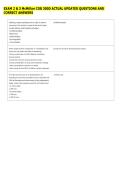 EXAM 2 & 3 McMillan COB 300D ACTUAL UPDATED QUESTIONS AND &NewLine;CORRECT ANSWERS 