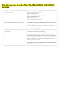 COB 300 Marketing Exam 2 ACTUAL UPDATED QUESTIONS AND CORRECT &NewLine;ANSWERS 