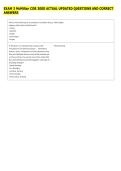 EXAM 3 McMillan COB 300D ACTUAL UPDATED QUESTIONS AND CORRECT &NewLine;ANSWERS 