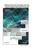 Fundamentals of Physics&comma; Extended&comma; 12th Edition Test Bank by David Halliday &vert; Complete Chapter Coverage