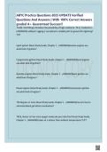 ABYC Practice Questions 2025 UPDATE Verified Questions And Answers With 100&percnt; Correct Answers graded A&plus; Guaranteed Success&excl;&excl;