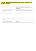 COB 300 Operations Final Exam Pal ACTUAL UPDATED QUESTIONS AND &NewLine;CORRECT ANSWERS